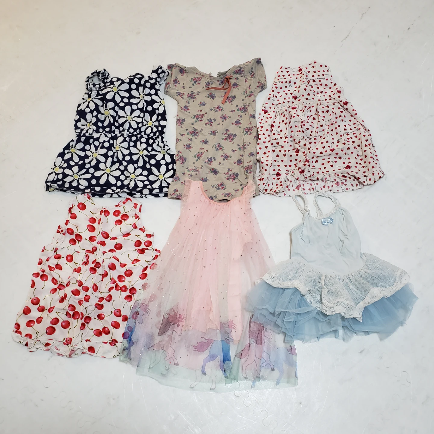 Bundle of 6 Girls' Dresses, Size 5t