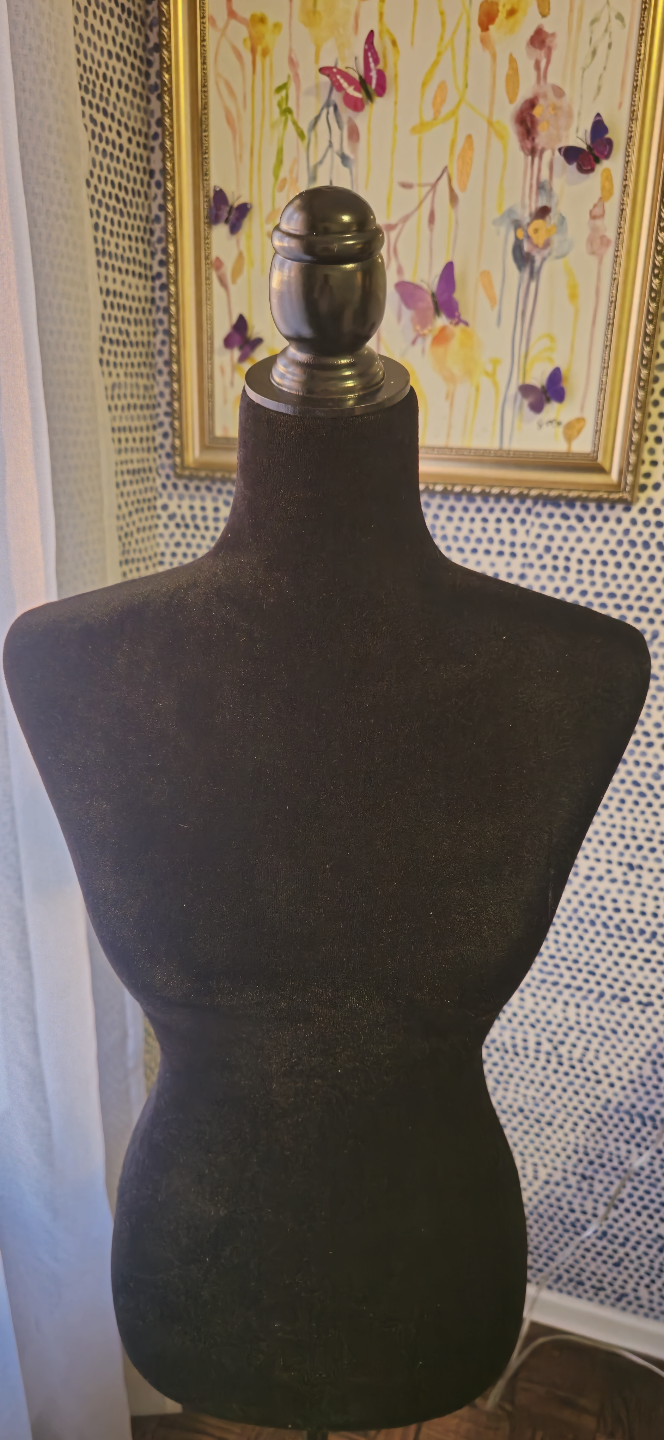 Black Velvet Mannequin Dress Form - photo 2