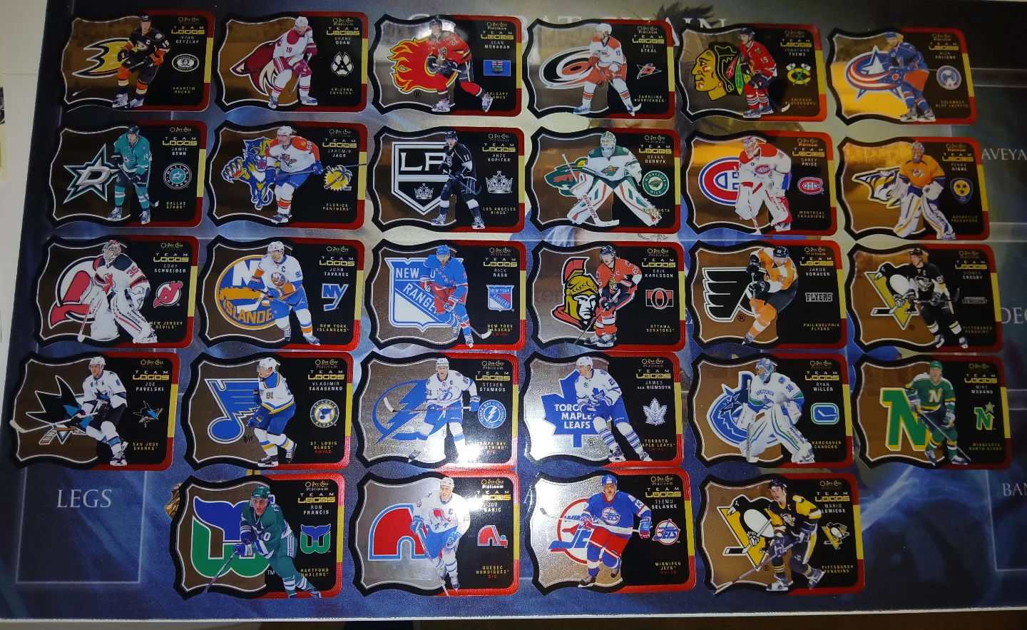 2015-16 OPC Platinum Team Logos Lot thumbnail