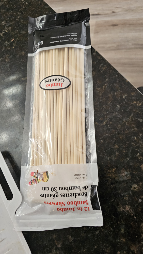 new packed 50 Jumbo Bamboo Skewers