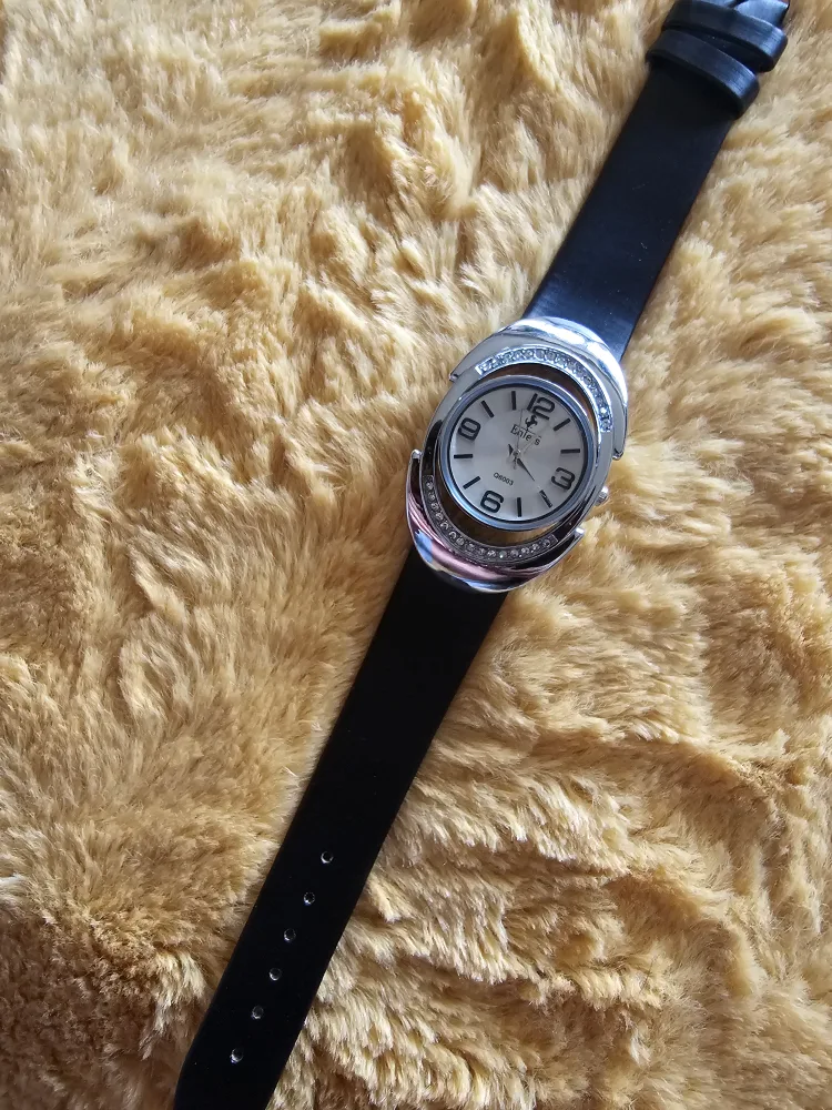 Elegant Ladies'  Elie's Watch with Crystal Accents thumbnail