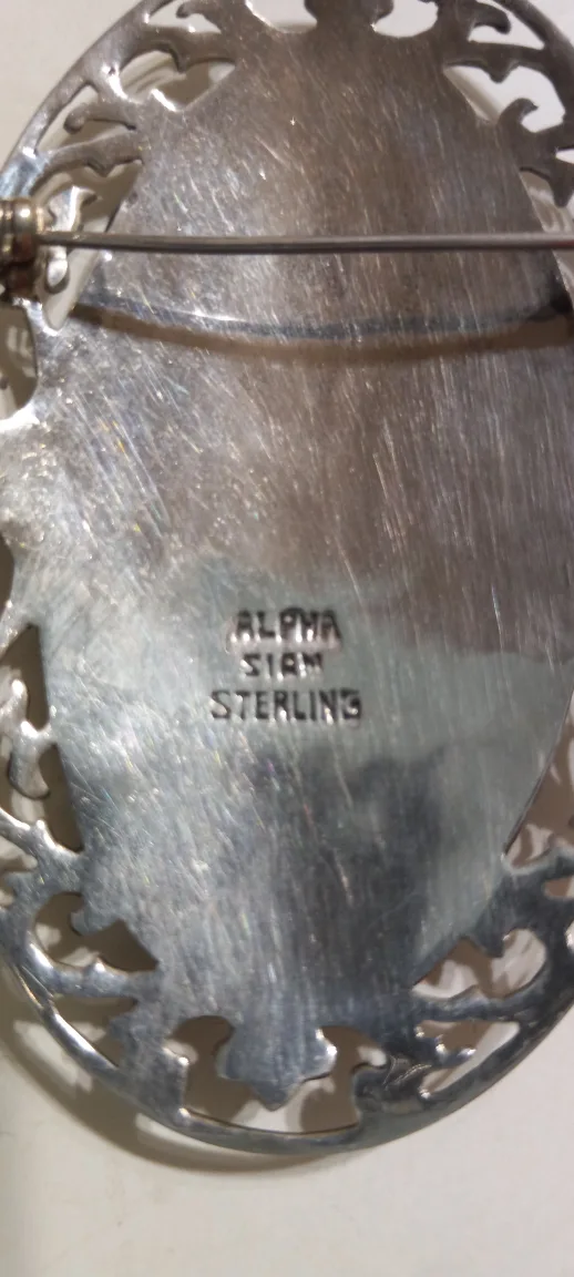 Vintage Niello Alpha Siam brooch and earrings image indicator(3)