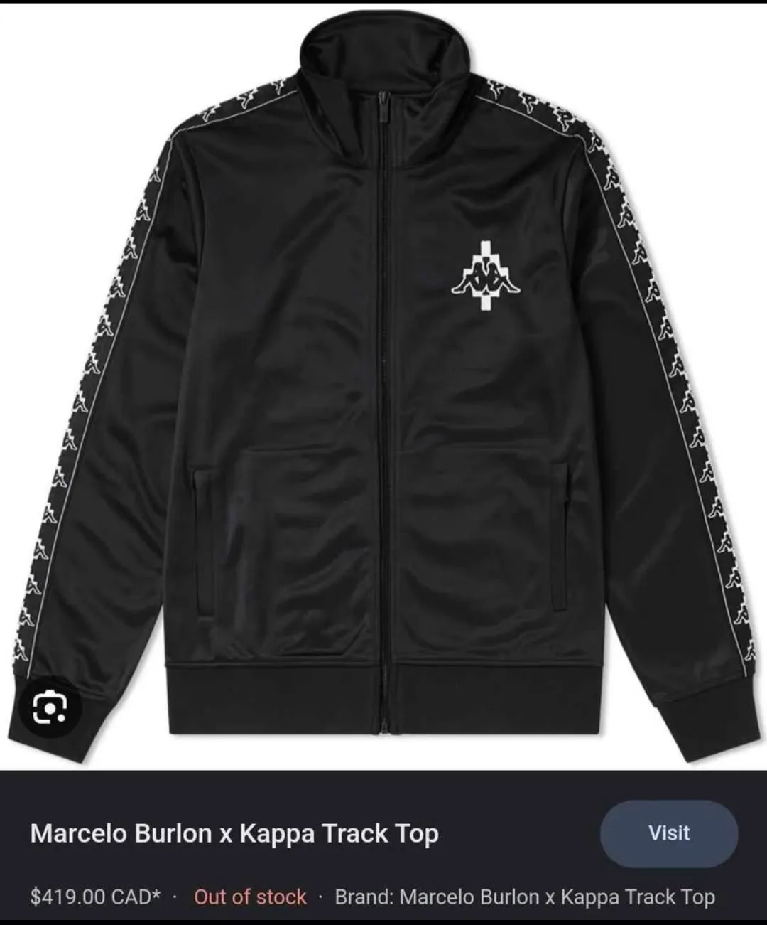 Marcelo Burlon x Kappa Track Jacket thumbnail
