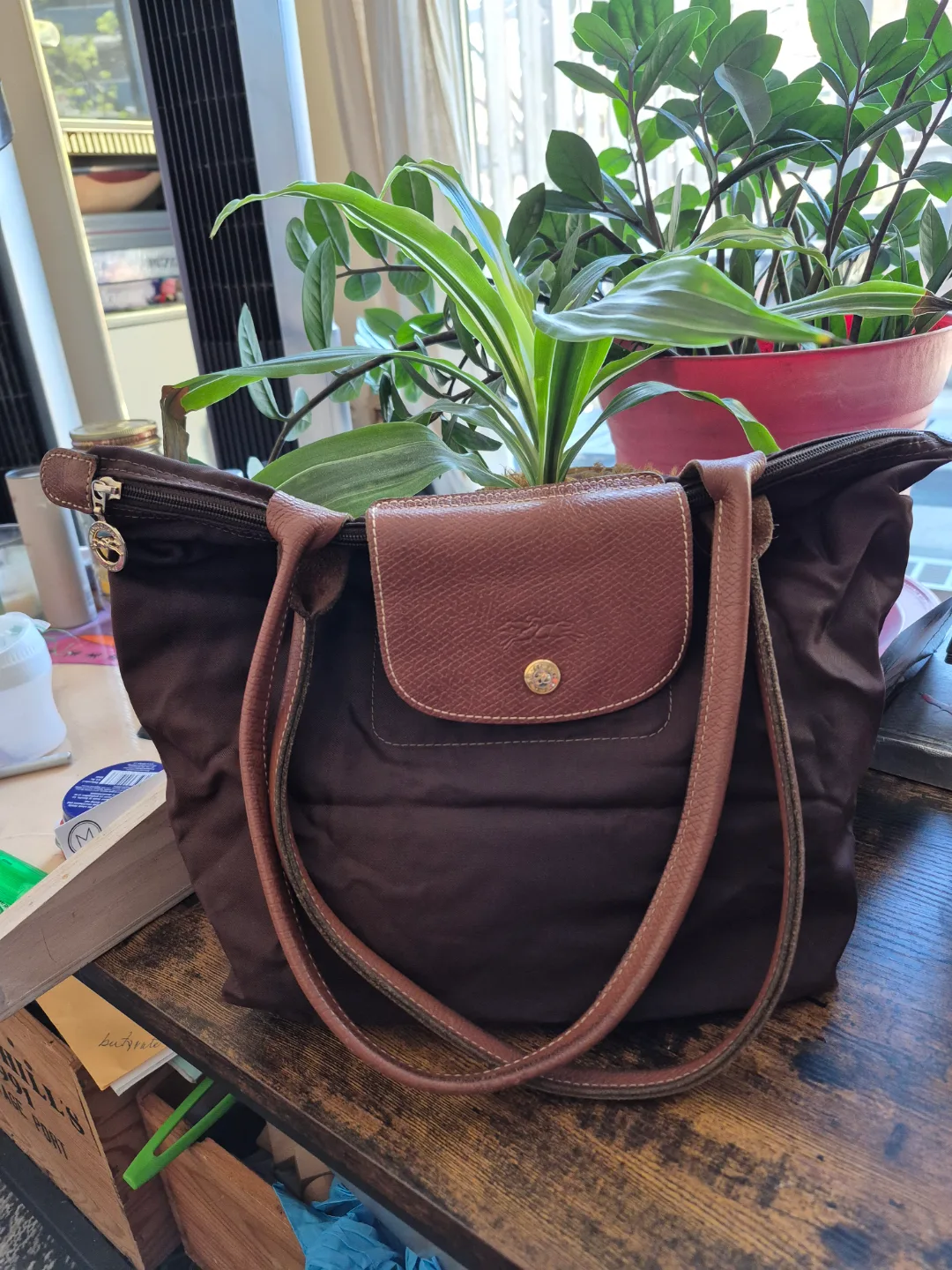 Longchamp Le Pliage tote bag thumbnail