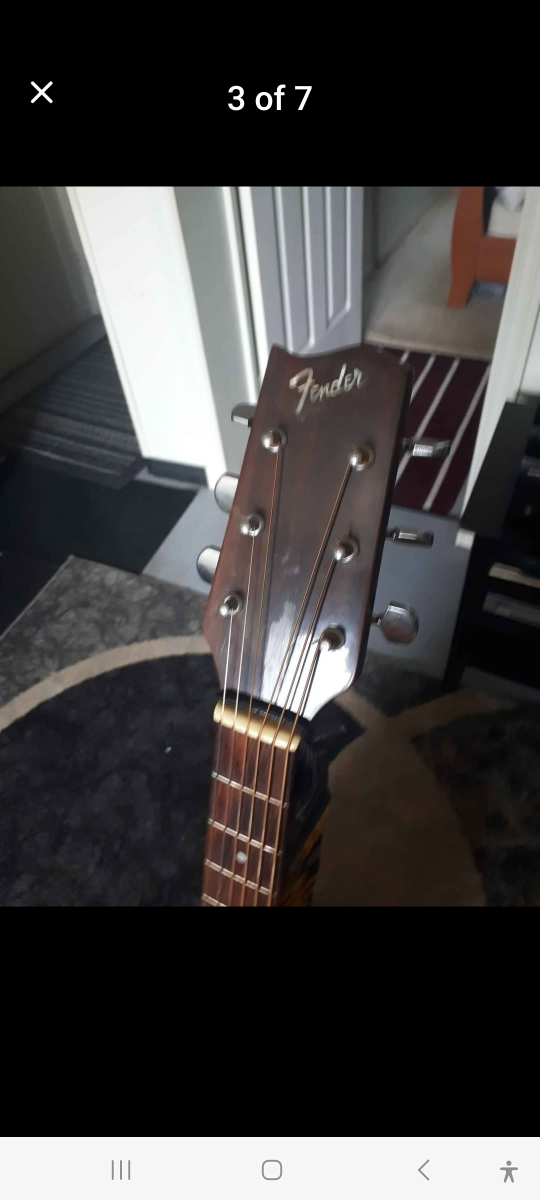 Fender F-210 LH Acoustic Guitar with Case - photo 3