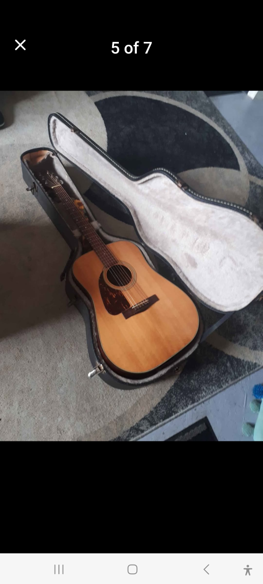 Fender F-210 LH Acoustic Guitar with Case - photo 5