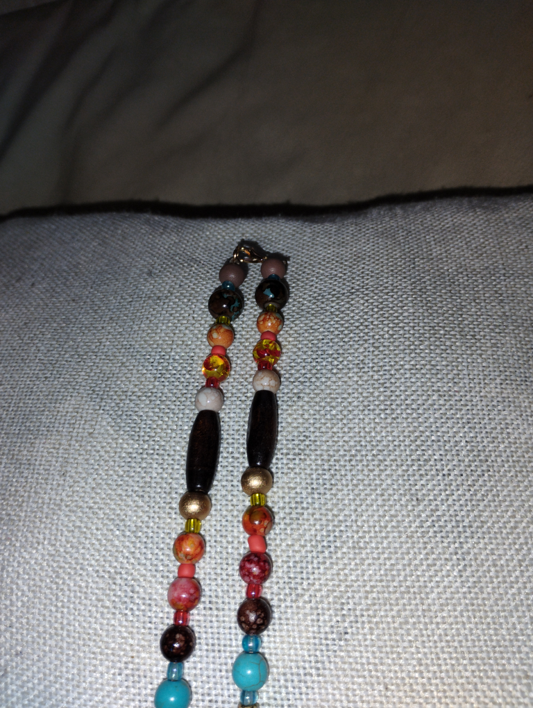 Unique Beaded Necklace with Arrowhead Pendant - photo 2
