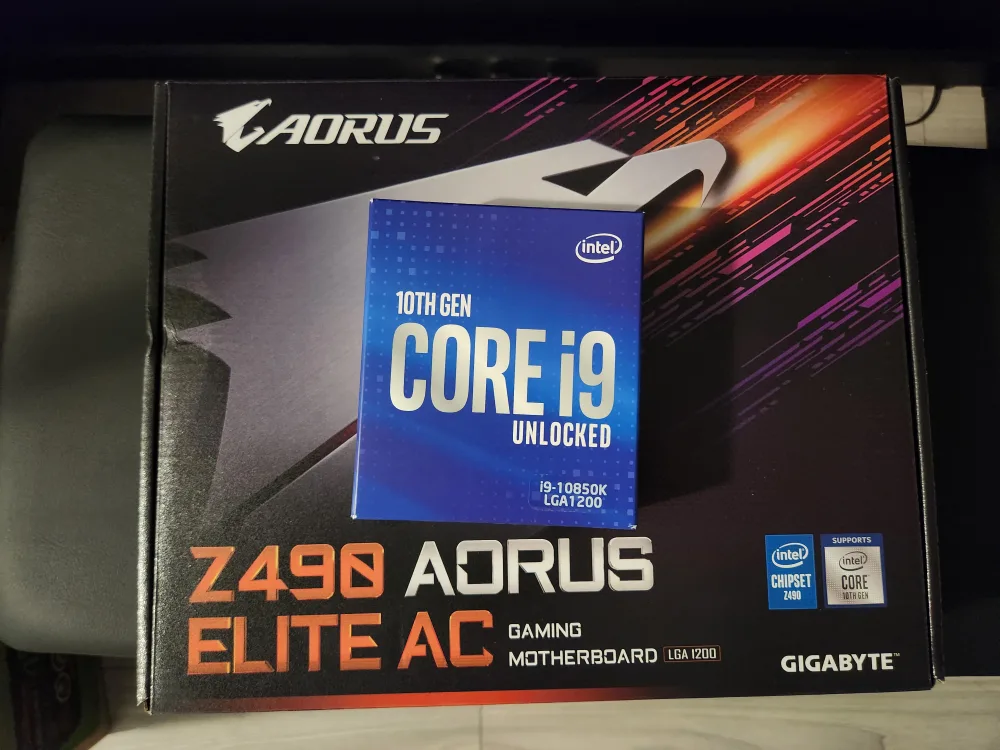 Intel i9-10850k CPU / Motherboard / RAM bundle💚 image indicator(2)