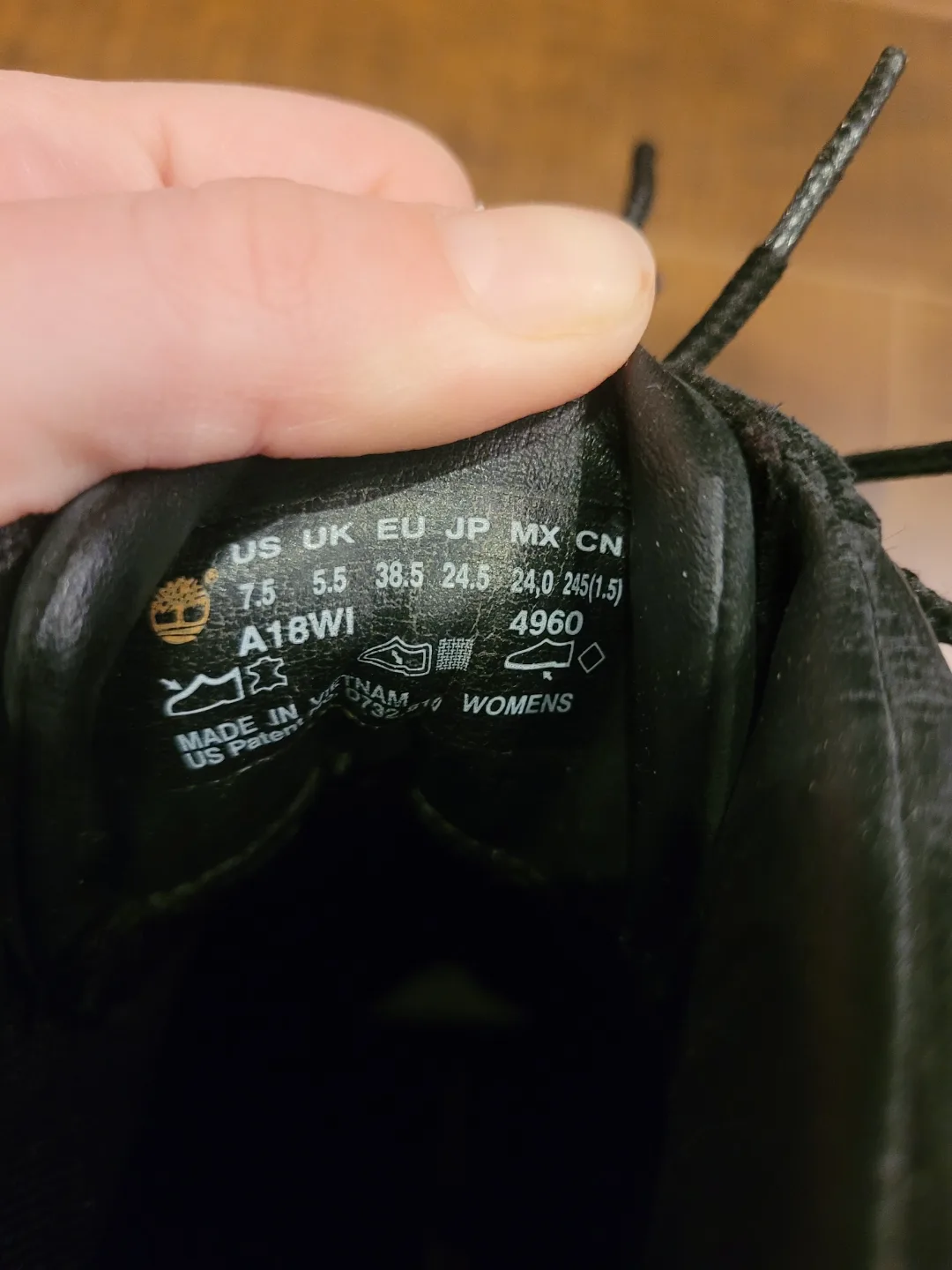 Timberland Black Suede Ankle Boots - Women's Size 7.5 image indicator(4)