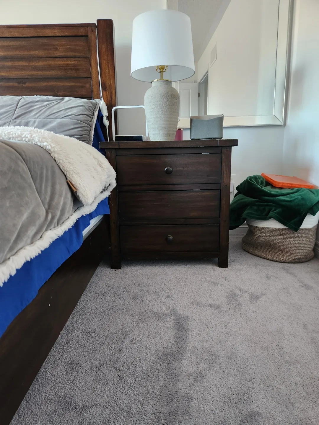 Dark Brown Dining Table Set with king bed and side tables image indicator(2)