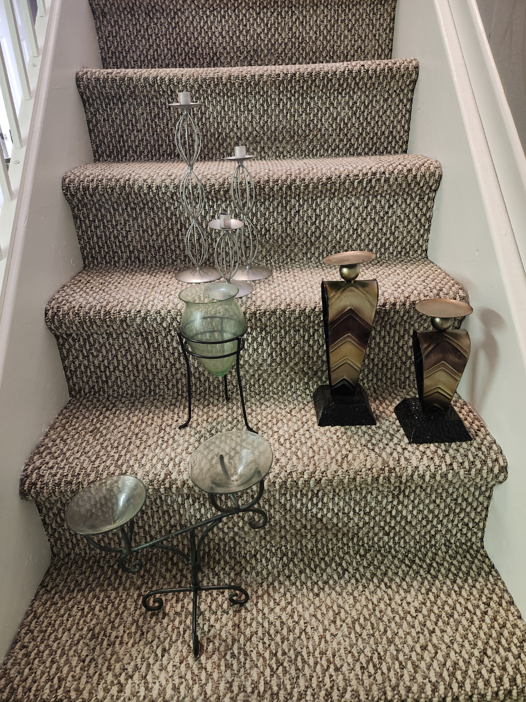 Set of Decorative Candle Holders and Votives