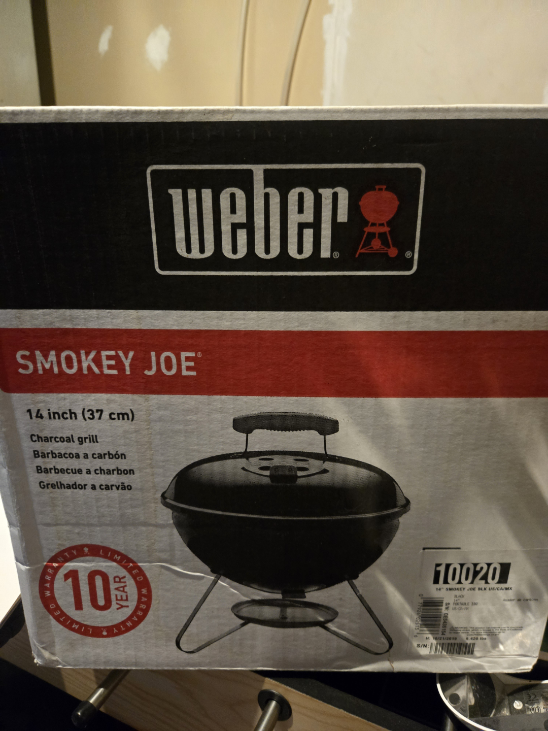 Weber Smokey Joe 14-inch Charcoal Grill