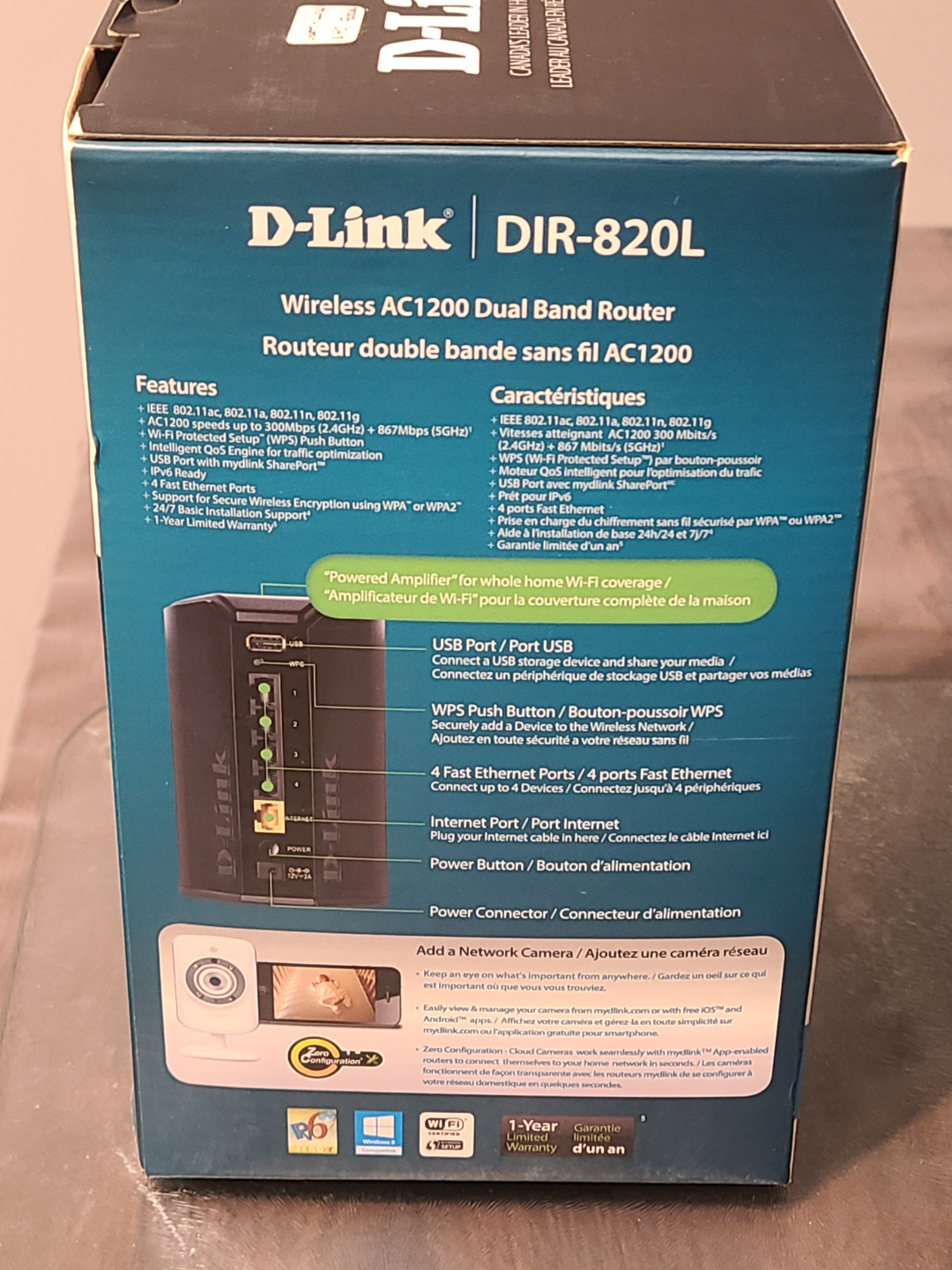 D-Link DIR-820L Wireless AC1200 Dual Band Router - photo 2
