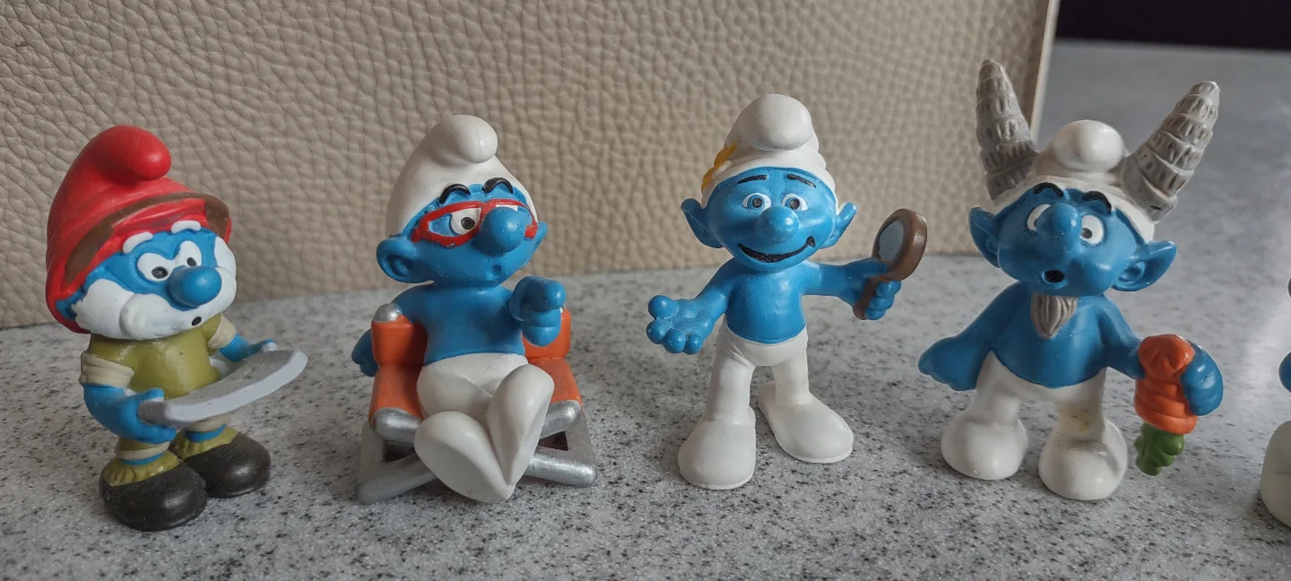 Vintage Smurf Figurines - Collection of 8 (made in Germany) image indicator(6)