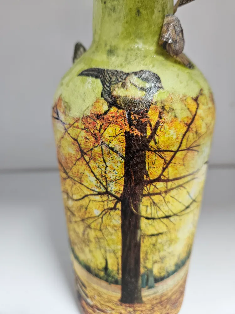 Upcycled Glass Bottle Autumn Decor image indicator(5)