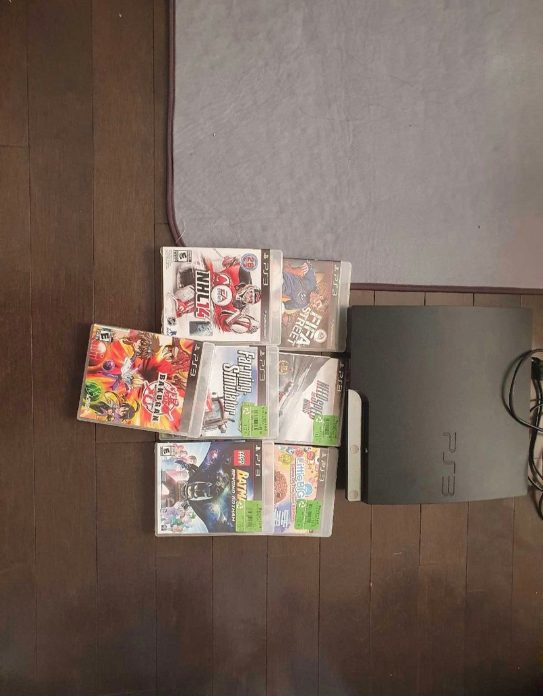 PS3 Console with 7 Games