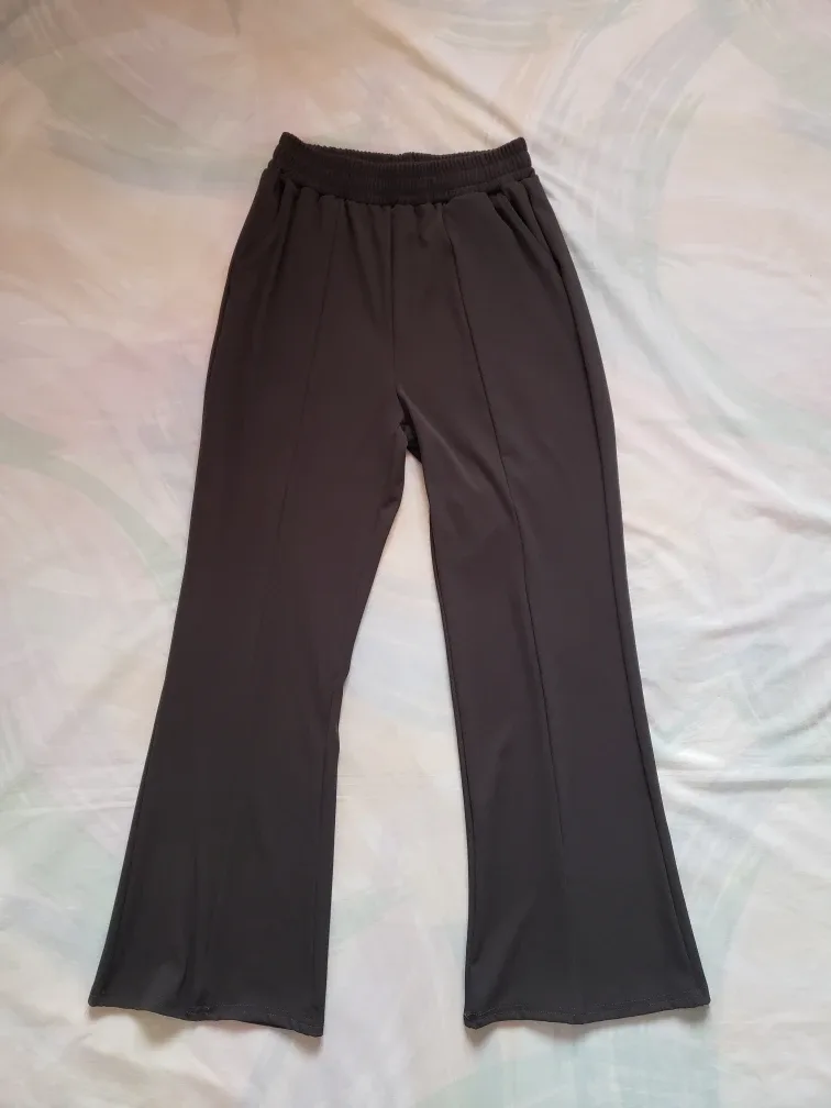🆕Women's Dark Grey Wide Pants image indicator(2)