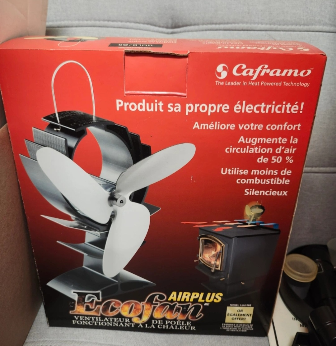 Caframo Ecofan Airplus Heat Powered Stove Fan