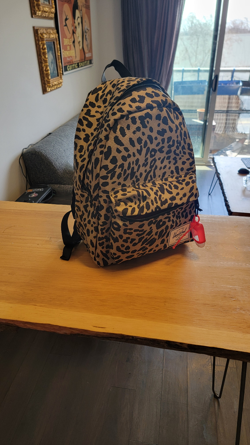 Herschel Supply Co. Leopard Print Backpack with Organizer