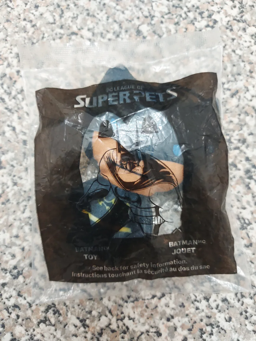 DC League of Super-Pets Batman McDonald's Happy Meal Toy thumbnail