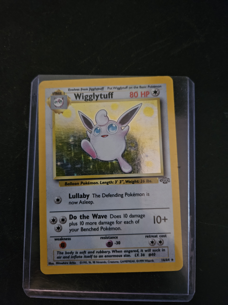 Pokemon Card - Wigglytuff (16/64) - 1st Edition - Base Set