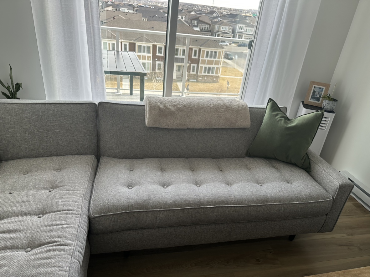 Modern Grey Sectional Sofa