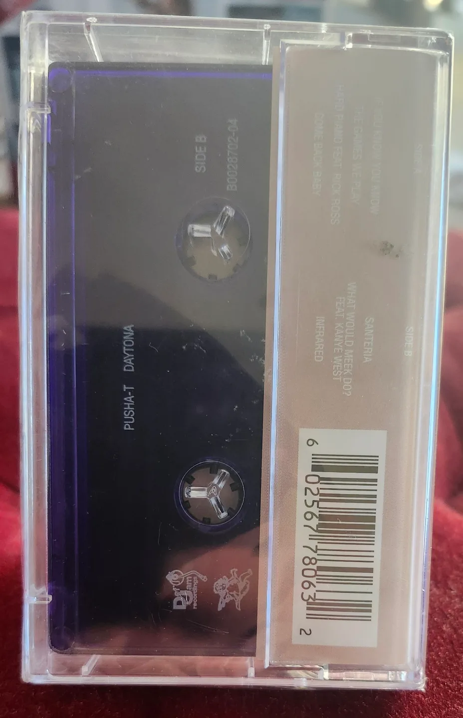 New Sealed Pusha T Cassette  DAYTONA 2018 Purple Tape image indicator(3)