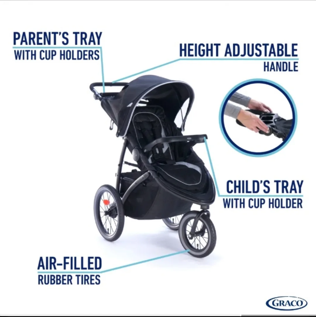 Graco FastAction Fold Jogging Stroller image indicator(9)