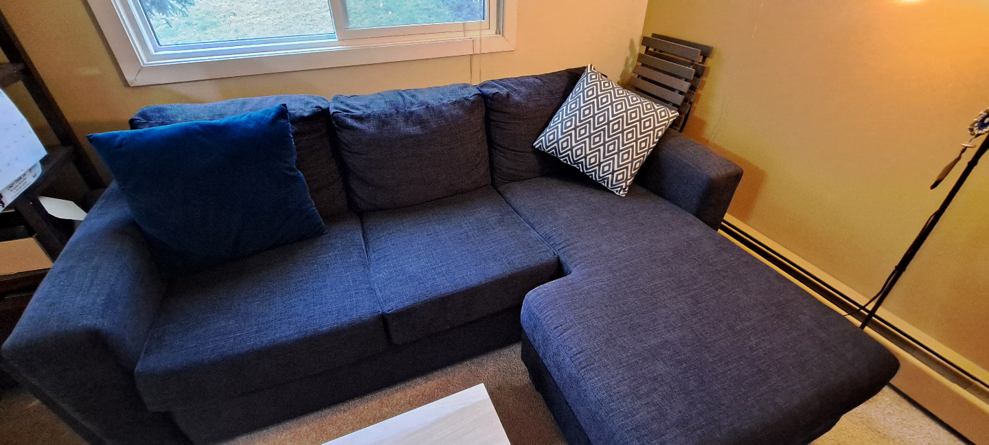 Dark blue Sectional Sofa - photo 2