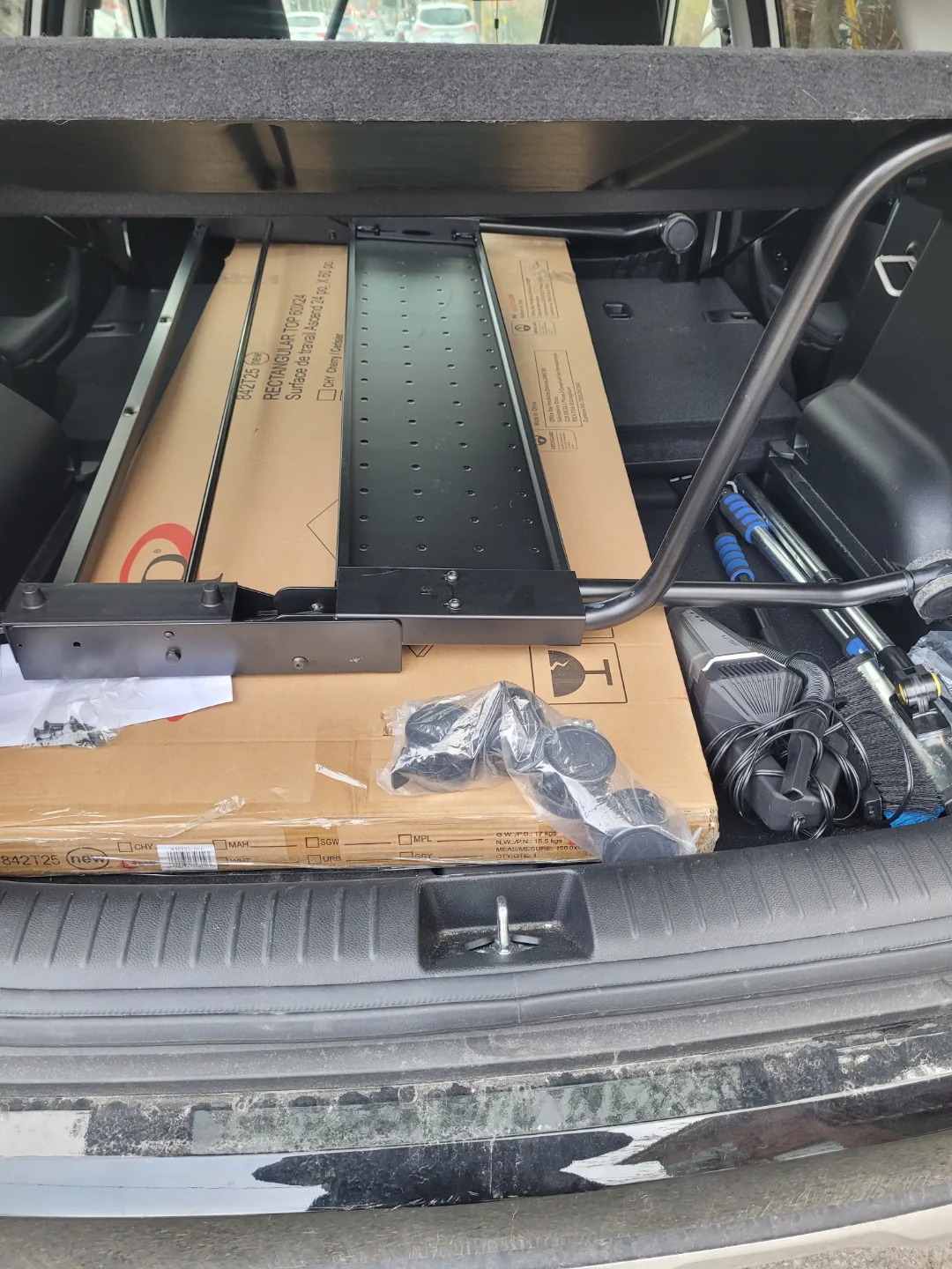 Brand New (OSP) 5' Nesting Table-Espresso Top image indicator(6)