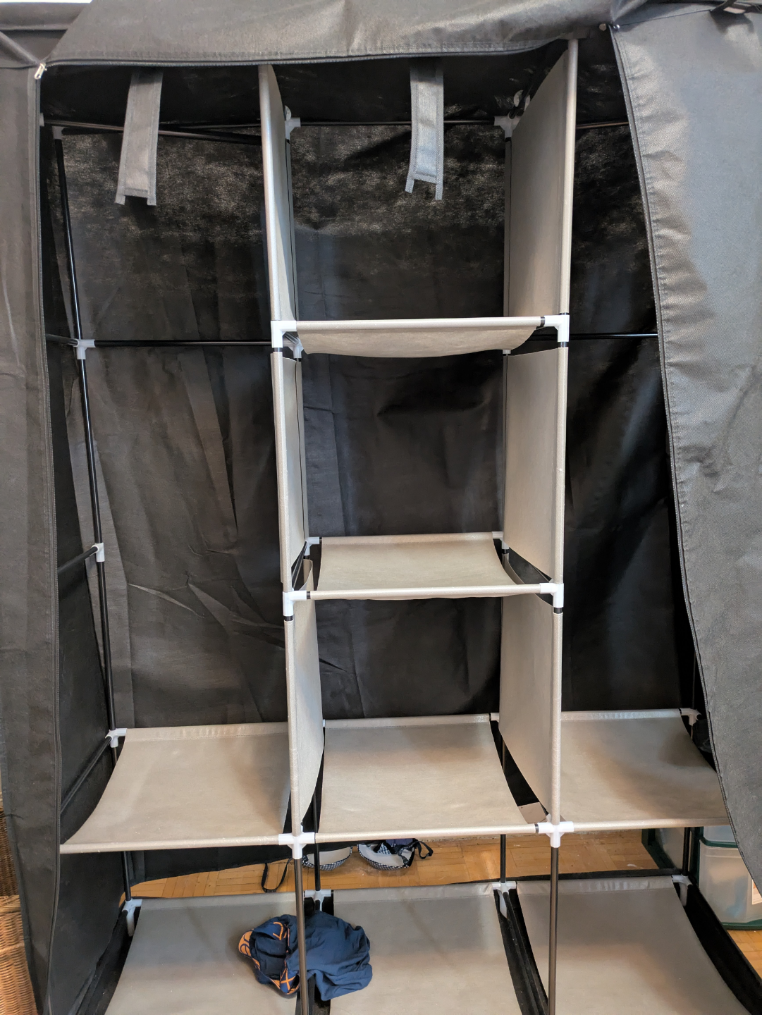 Portable Fabric Wardrobe Closet Organizer - photo 2