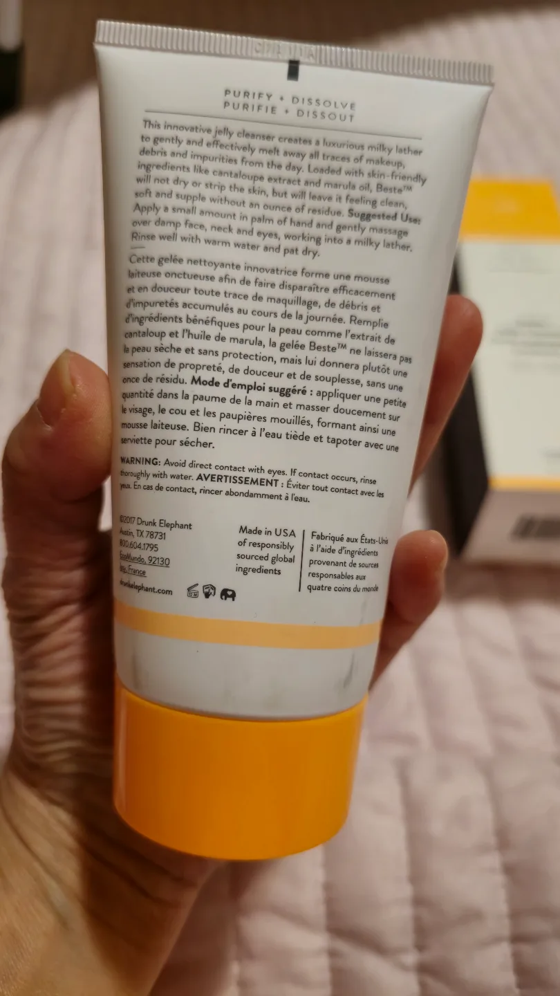 Drunk Elephant Beste Jelly Cleanser - Cantaloupe - 150ml image indicator(4)