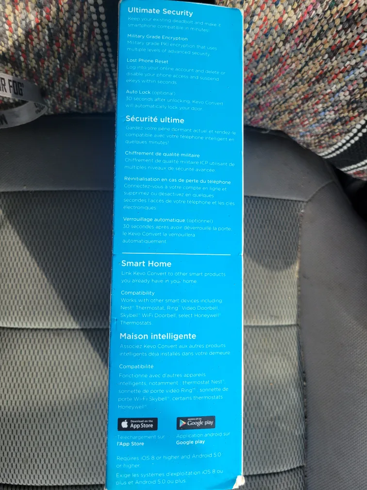 Kevo Convert Smart Lock Conversion Kit image indicator(4)