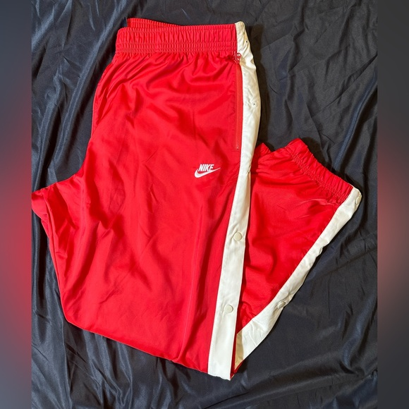Men's Umbro Black Track Pants Large & Nike track pants Red - photo 2