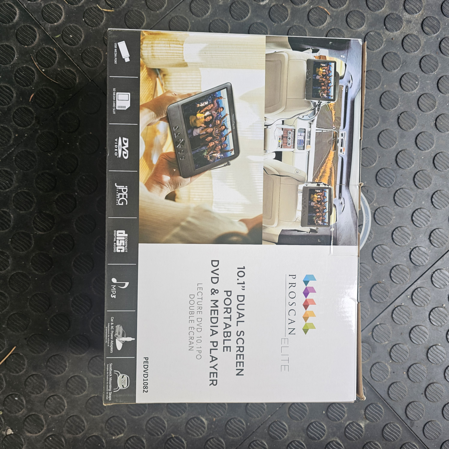 Proscan Elite 10.1" Dual Screen Portable DVD & Media Player