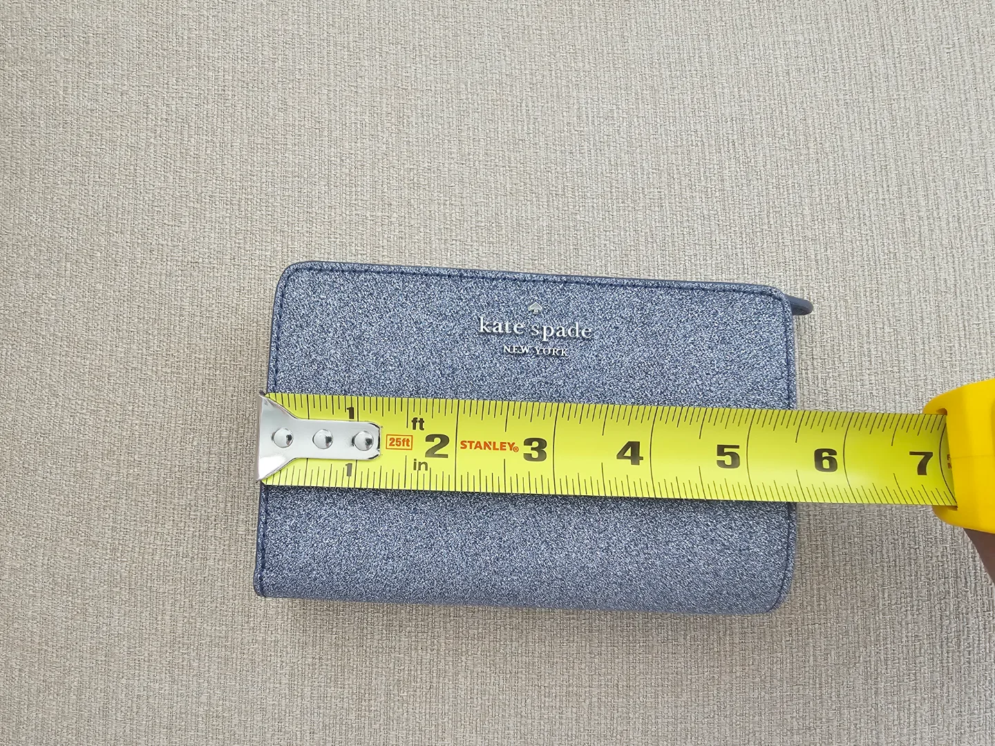 Brand New Authentic Kate Spade New York Glitter Compact Wallet image indicator(5)