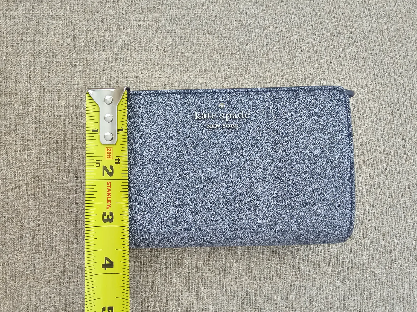Brand New Authentic Kate Spade New York Glitter Compact Wallet image indicator(6)