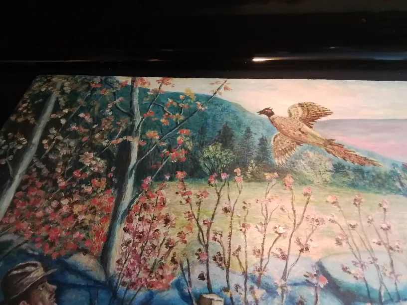 Humerous MCM OOC Painting "Hunting Artist" W. Laflamme💚 image indicator(6)