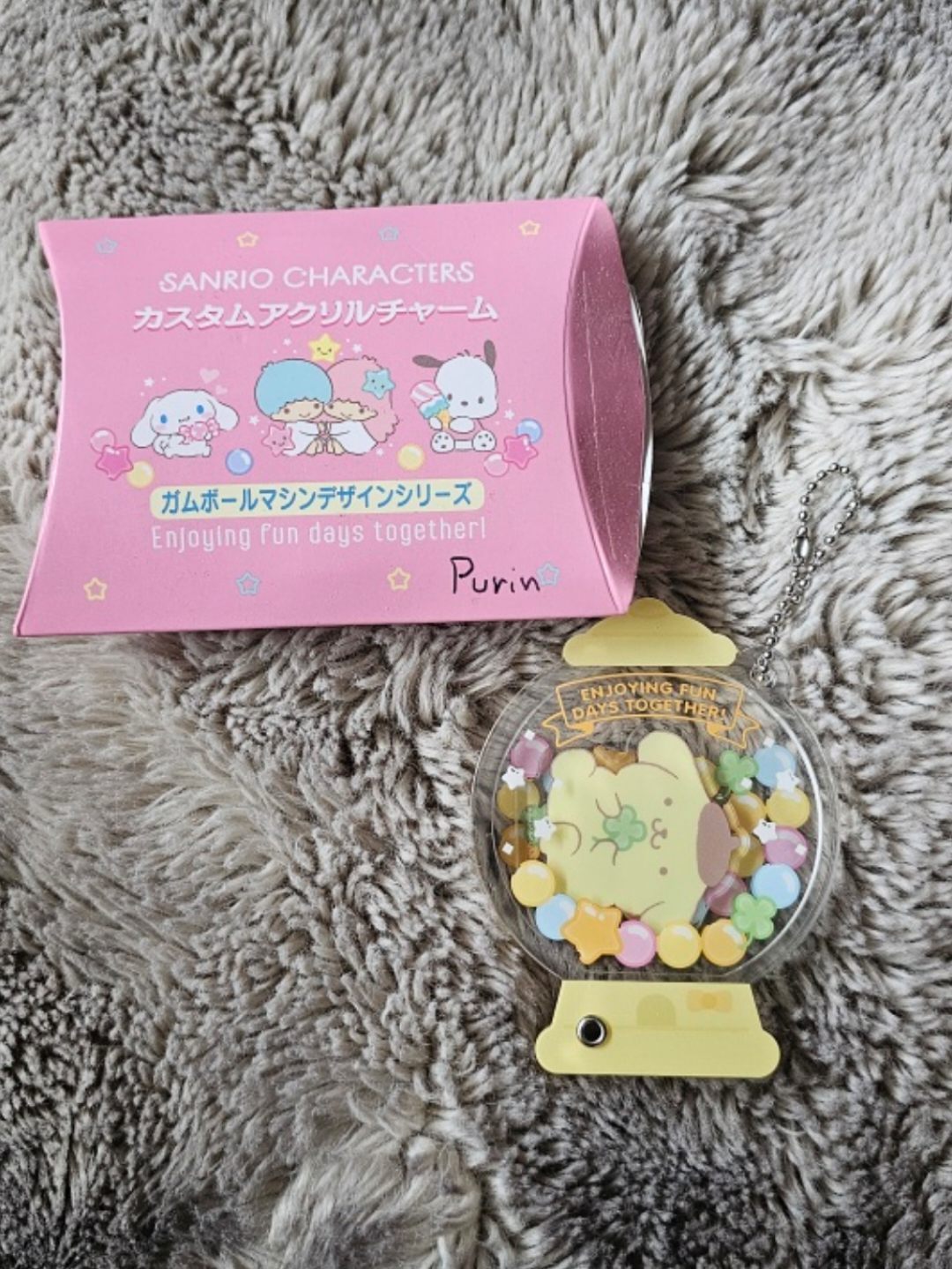 Sanrio Purin Gumball Machine Keychain; hello kitty - photo 2