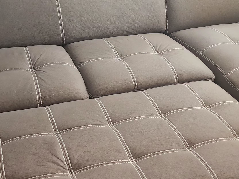 Grey Sectional Sofa with Chaise Lounge