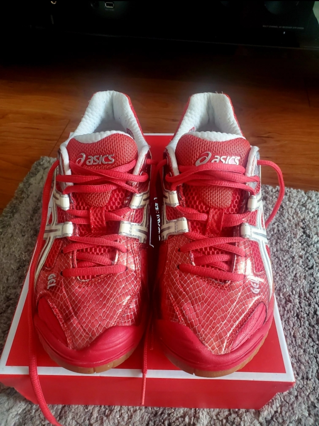 ASICS Women's Volleyball Shoes - Red/White - photo 2