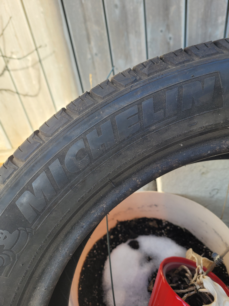 3 Used Michelin P235/55R19 Winter Tires