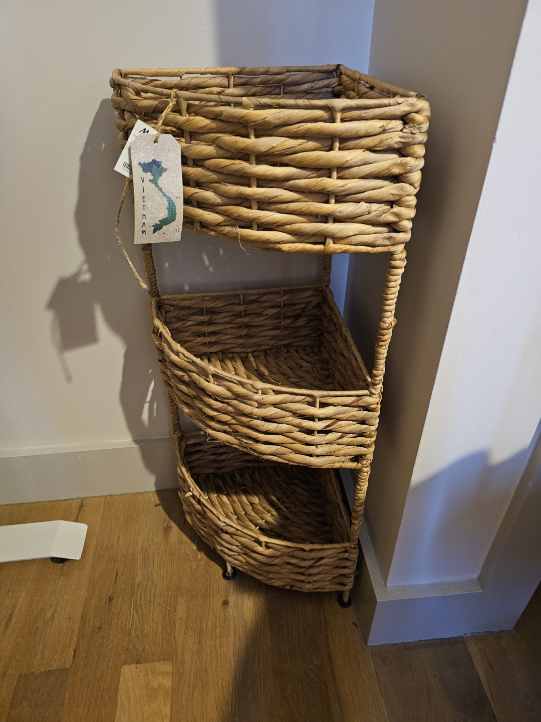 Three-Tier Corner Basket Organizer