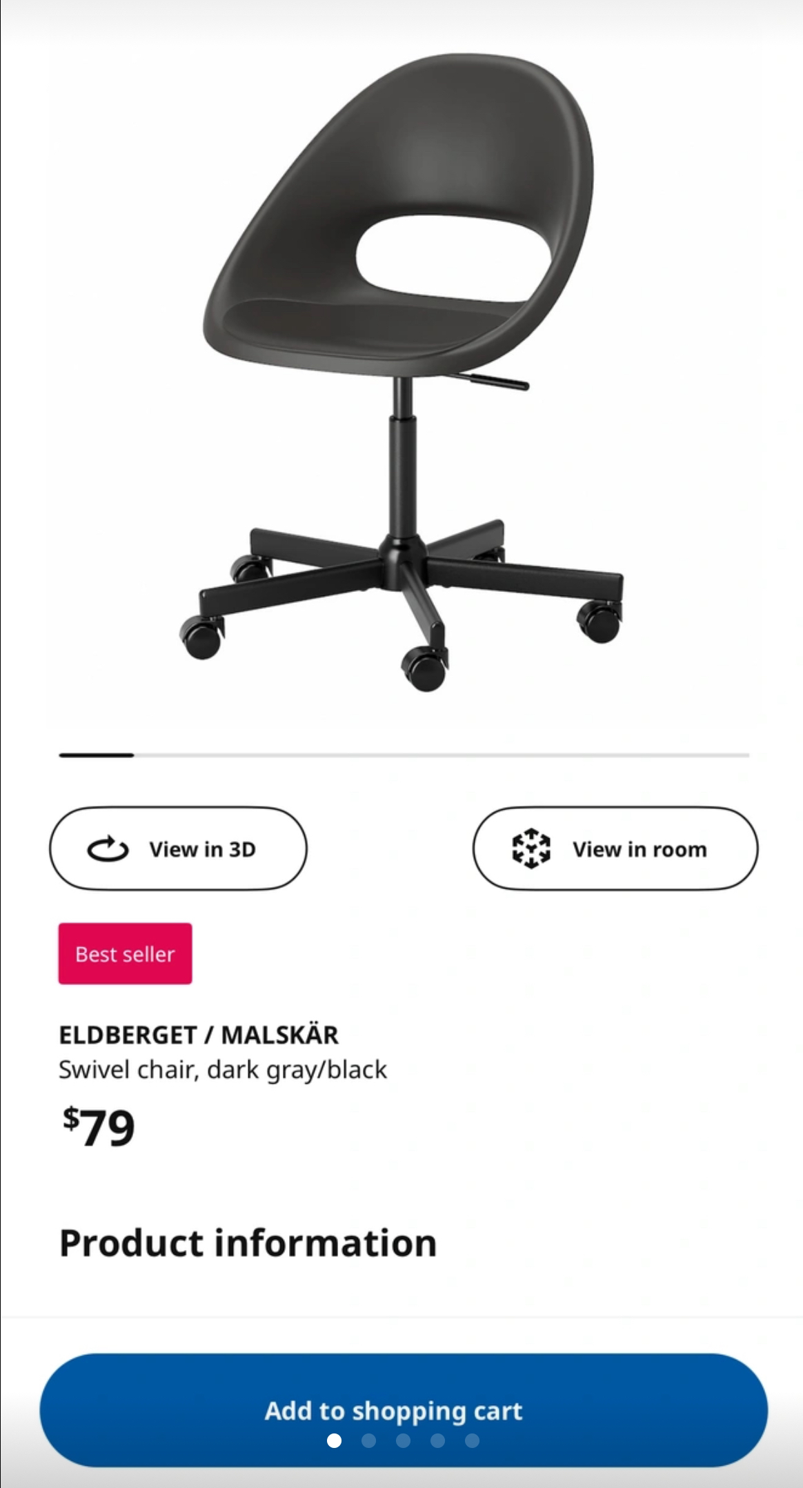 IKEA Swivel Office Chair - photo 2