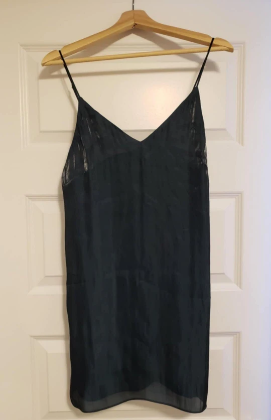 aritzia black slip dress Secret Mini Slip Dress
