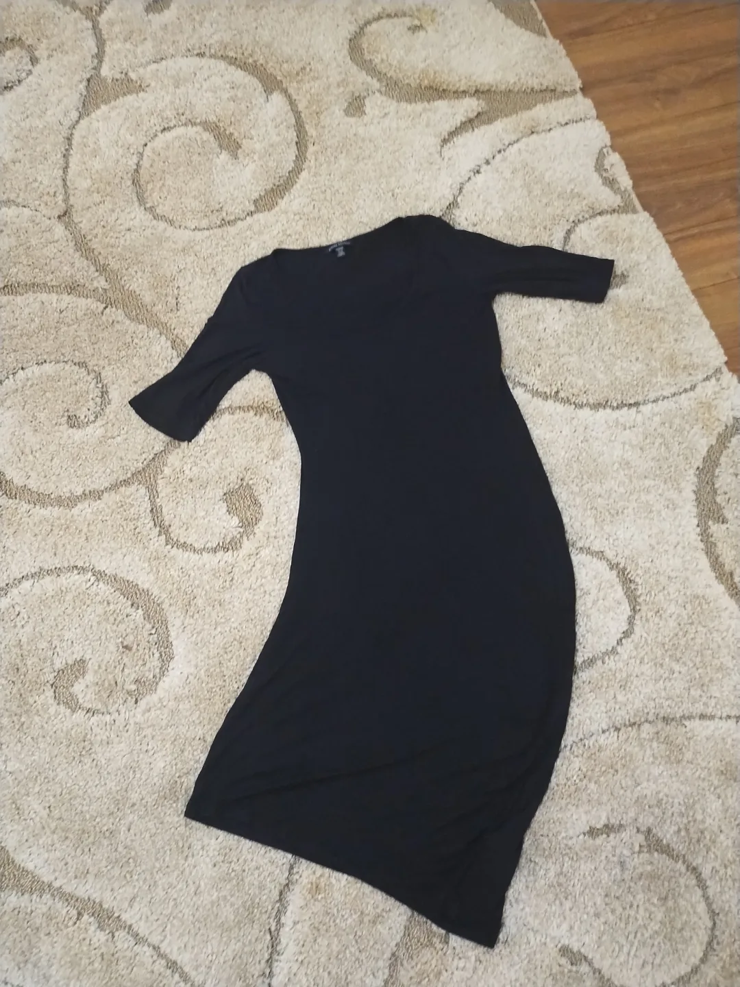 Banana Republic Black Asymmetrical Dress Size M thumbnail