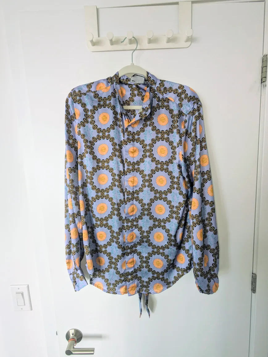 ASOS DESIGN Floral Print Blouse thumbnail