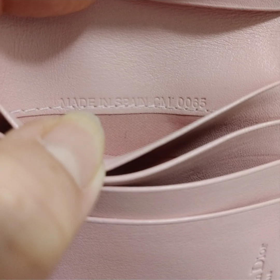 Christian Dior Pink Canvas Leather Wallet image indicator(6)