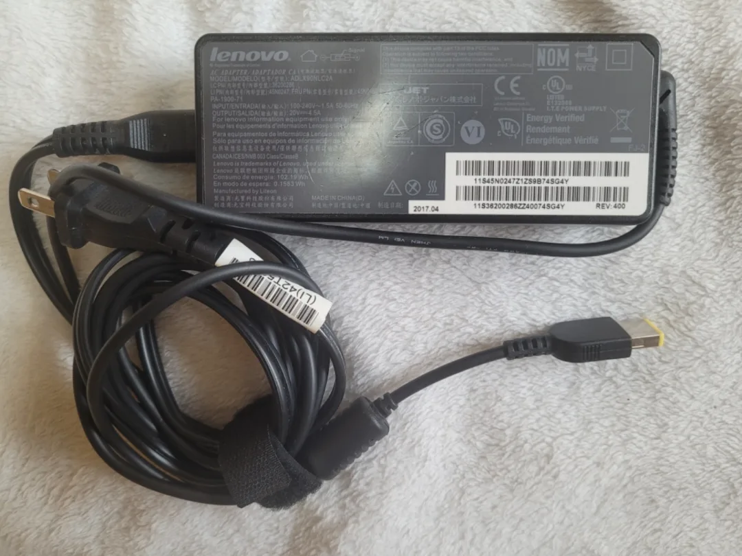 Lenovo Laptop Power Adapter 90W thumbnail