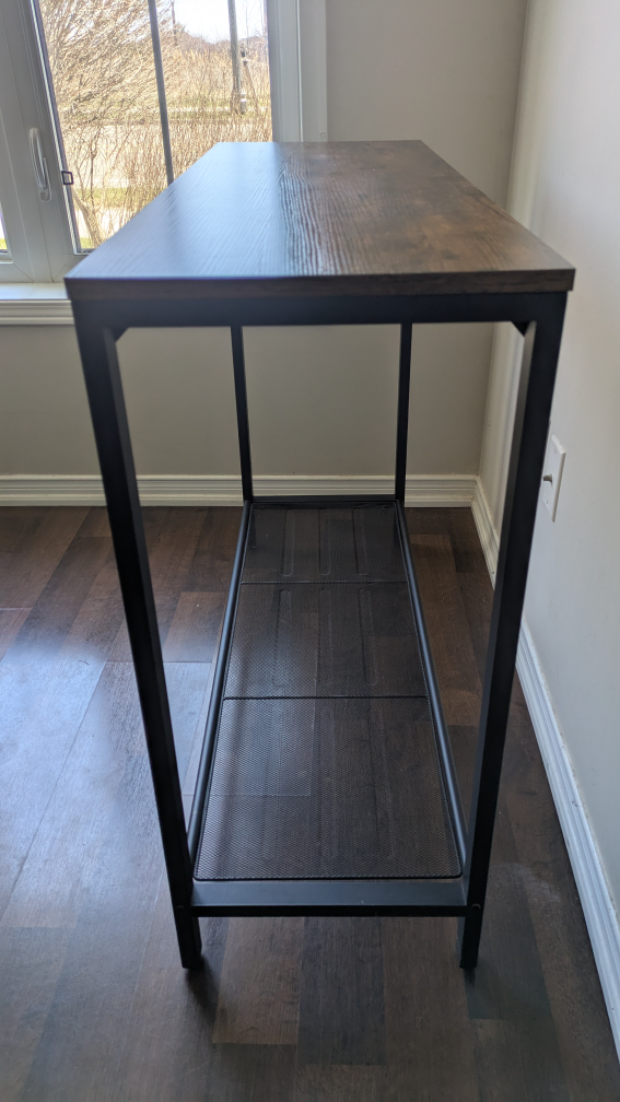 Console Table with Metal Shelf - photo 5